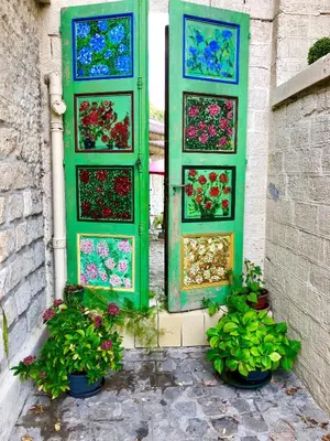 Jardin de l'établissement Manoir des Cavaliers - BnB