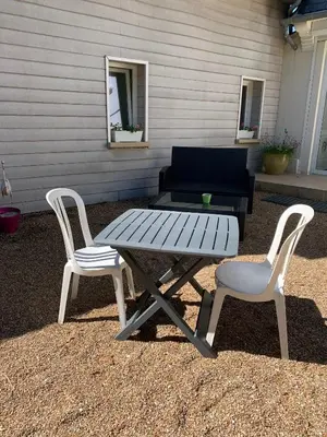 Terrasse ou espace extérieur de l'établissement Le petit manoir