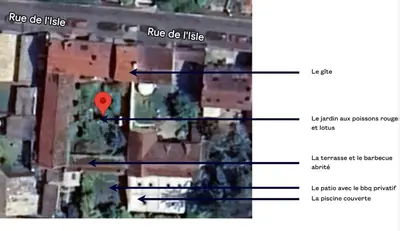 Plan de l'établissement La Parenthèse avec piscine - les impressionnistes