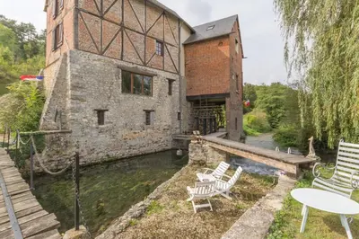 Jardin de l'établissement Le moulin de la côte chambre d'hôtes