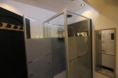 Salle de bains dans l'établissement Le clos des charmelines