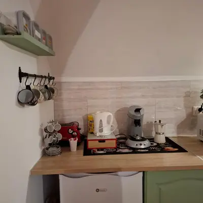 Cuisine ou kitchenette dans l'établissement Gite De La Baguelande