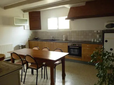 Cuisine ou kitchenette dans l'établissement Le Côte d'Albâtre