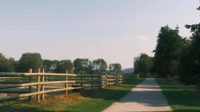 Paysage naturel près de la maison de vacances