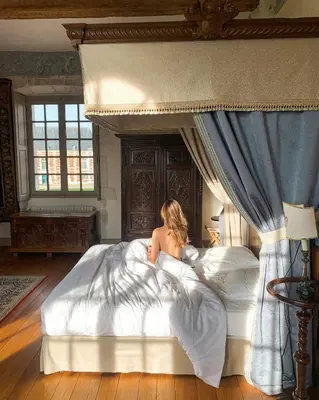 Un ou plusieurs lits dans un hébergement de l'établissement Le château de Bonnemare - Bed and breakfast