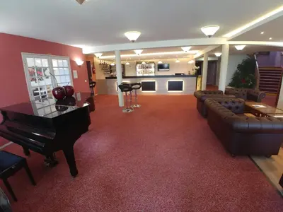 Cuisine ou kitchenette dans l'établissement Logis Hotel Altina