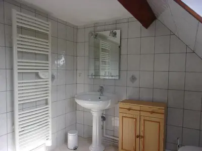 Salle de bains dans l'établissement Gîte à la campagne