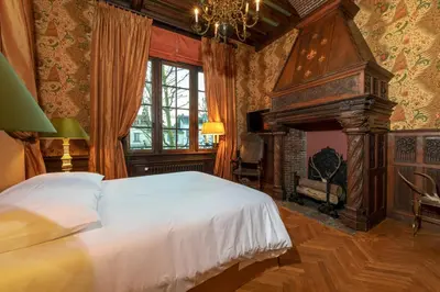 Un ou plusieurs lits dans un hébergement de l'établissement La Maison Des Vieux Logis