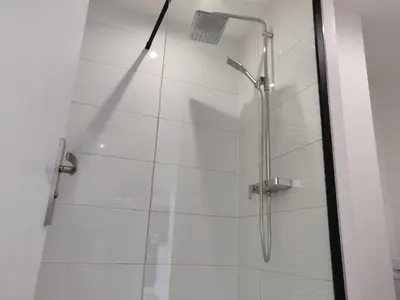 Salle de bains dans l'établissement Appart'HomeCity - Rouen Ile Lacroix Seine