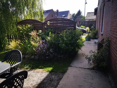 Jardin de l'établissement Gite a la Ferme - Baie de Somme