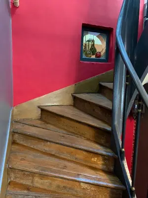 Télévision ou salle de divertissement dans l'établissement Chambres d'Hôtes Villa Mon Repos
