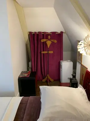 Un ou plusieurs lits dans un hébergement de l'établissement Chambres d'Hôtes Villa Mon Repos