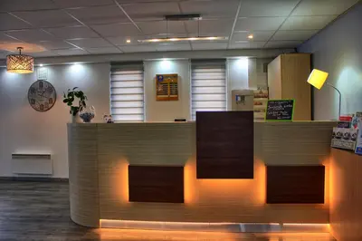 Plan de l'établissement Contact Hotel Restaurant La Chaumière entre Orgeval et Flins A13 sortie 8