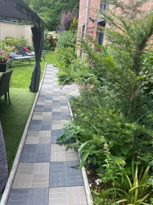 Jardin de l'établissement Gite au bord du Lac
