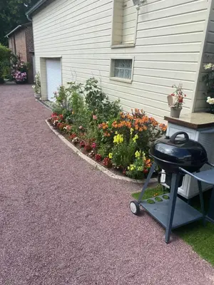 Jardin de l'établissement Gite au bord du Lac