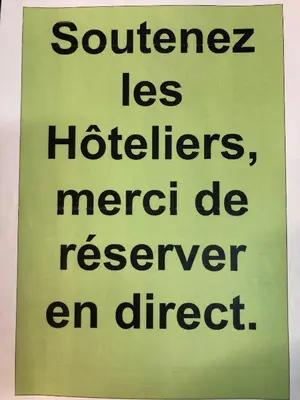 Plan de l'établissement Hôtel De La Mare -restaurant pour les clients sur réservation