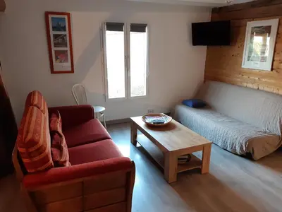 Coin salon dans l'établissement Logement à la ferme