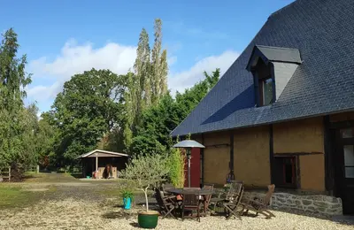 Jardin de l'établissement gîte du bien être