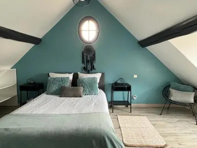 Un ou plusieurs lits dans un hébergement de l'établissement Maison de Caractère