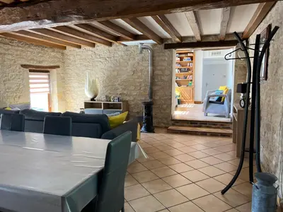 Coin salon dans l'établissement Maison de Caractère