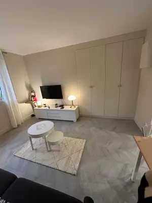 Télévision ou salle de divertissement dans l'établissement Studio Villennes sur seine cosy Paris Versailles