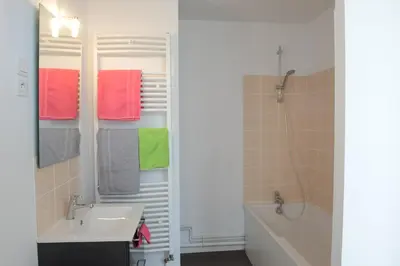 Salle de bains dans l'établissement Perle Marine
