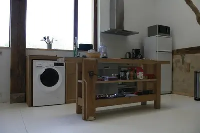 Cuisine ou kitchenette dans l'établissement Château de Miromesnil