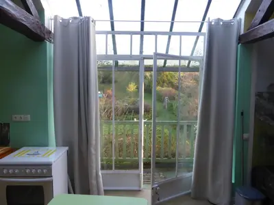 Balcon ou terrasse dans l'établissement Les Buissonnets