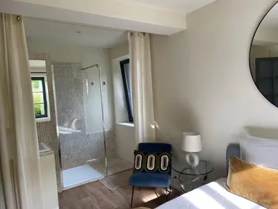 Salle de bains dans l'établissement Clairseine
