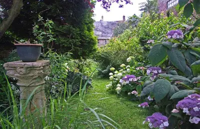 Jardin de l'établissement Le Clôs Ste Anne