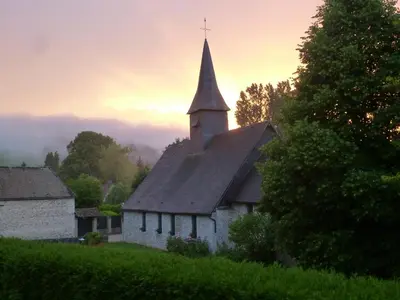 Paysage naturel près de la maison d'hôtes