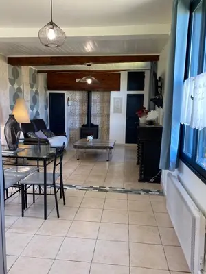 Coin salon dans l'établissement Au pré vert
