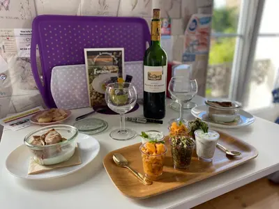 Nourriture dans le B&B/chambre d'hôtes ou à proximité