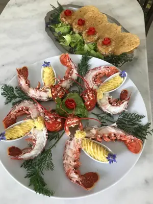 Nourriture dans la maison d'hôtes ou à proximité