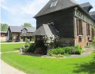 Jardin de l'établissement Ferme de la Cacheterie,