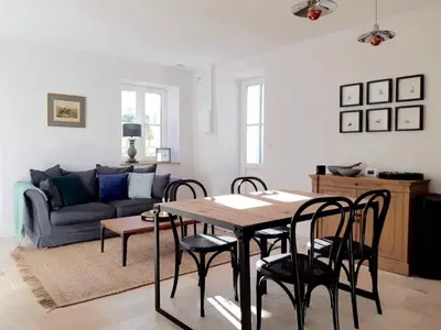 Coin salon dans l'établissement L'ancien Presbytère