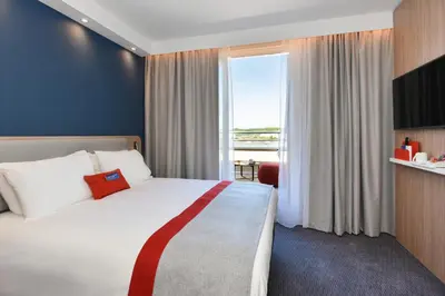 Un ou plusieurs lits dans un hébergement de l'établissement Holiday Inn Express - Rouen Centre - Rive Gauche by IHG