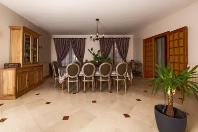 Coin salon dans l'établissement Le Clos Magedon