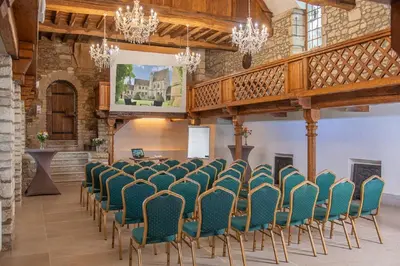 Coin salon dans l'établissement DOMAINE ST GERMER