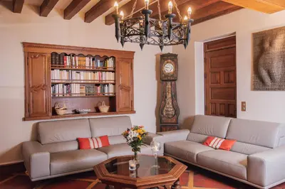 Coin salon dans l'établissement DOMAINE ST GERMER