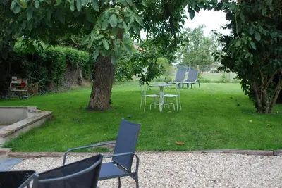 Jardin de l'établissement Le Romarande, Cottage détente avec SPA privatif