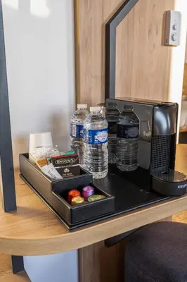 Cuisine ou kitchenette dans l'établissement B&B HOTEL Cergy Saint Christophe
