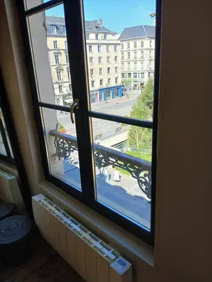 Balcon ou terrasse dans l'établissement L'Echiquier de Normandie confort cosy et vue premium
