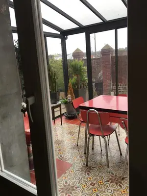 Balcon ou terrasse dans l'établissement L entrepote