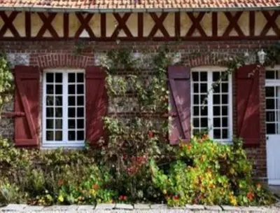 Jardin de l'établissement Le Moulin Fleuri du Petit Appeville