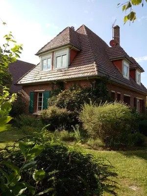 Jardin de l'établissement Maison de Charme en Normandie