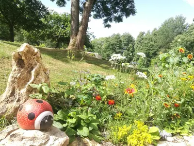 Jardin de l'établissement Le Clos du Buisson