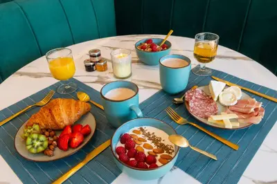 Nourriture dans l'hôtel ou à proximité