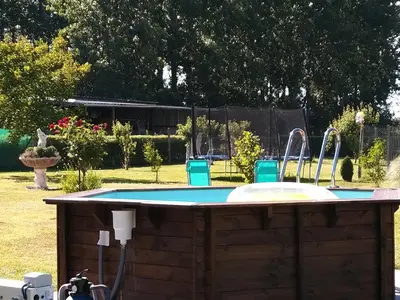 Jardin de l'établissement Gîte et Relais Equestre de Marie
