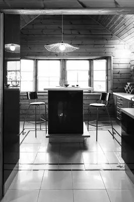 Coin salon dans l'établissement Cottage XL 4 stars Dieppe Normandie